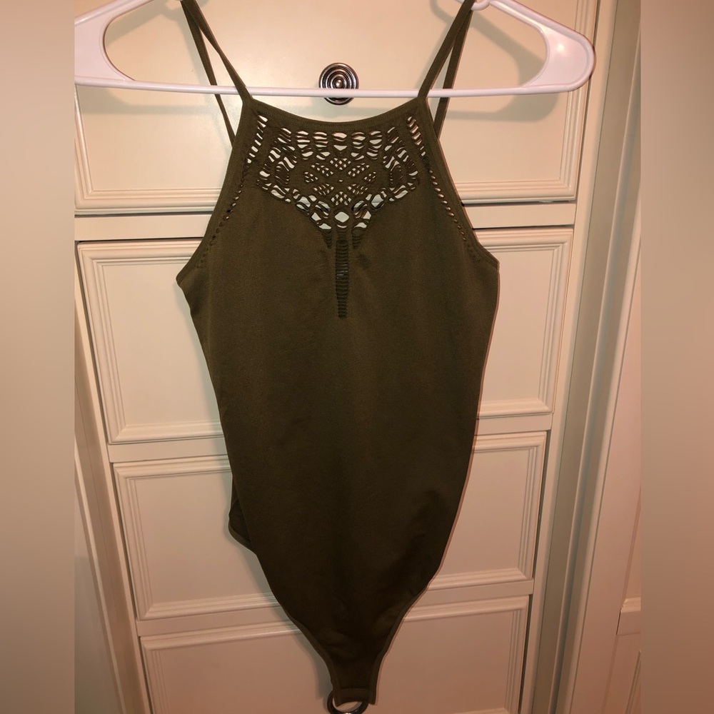 Green bodysuit